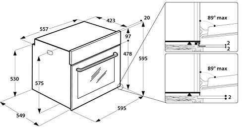 Bauknecht BAR2S K8 V2 IN Dampf-Backofen