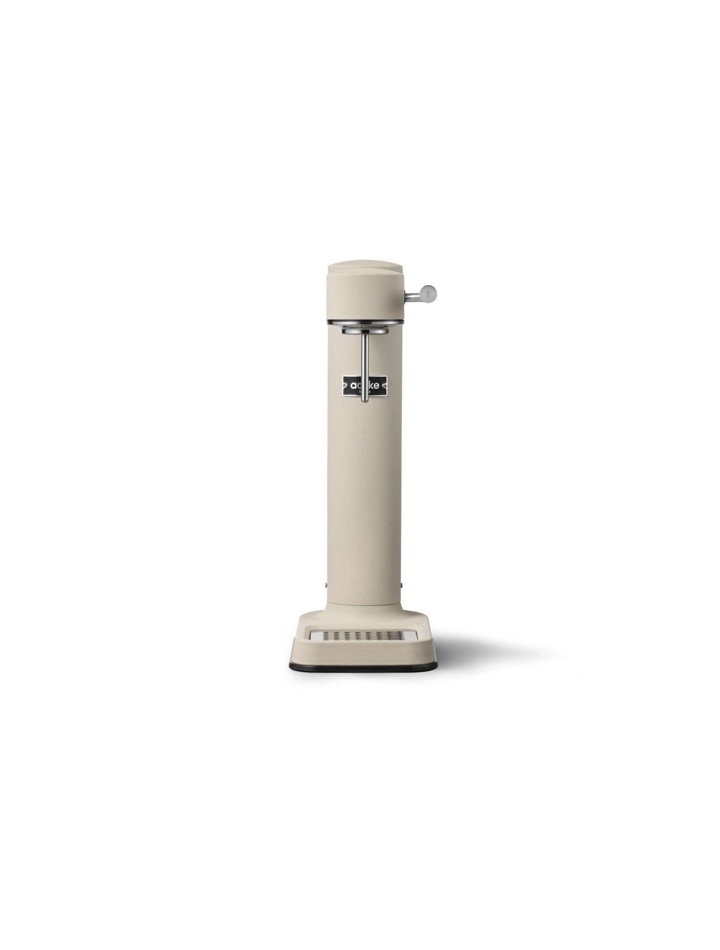 Aarke Carbonator 3, Premium Wassersprudler aus Edelstahl mit Aarke Flasche, Sand Finish