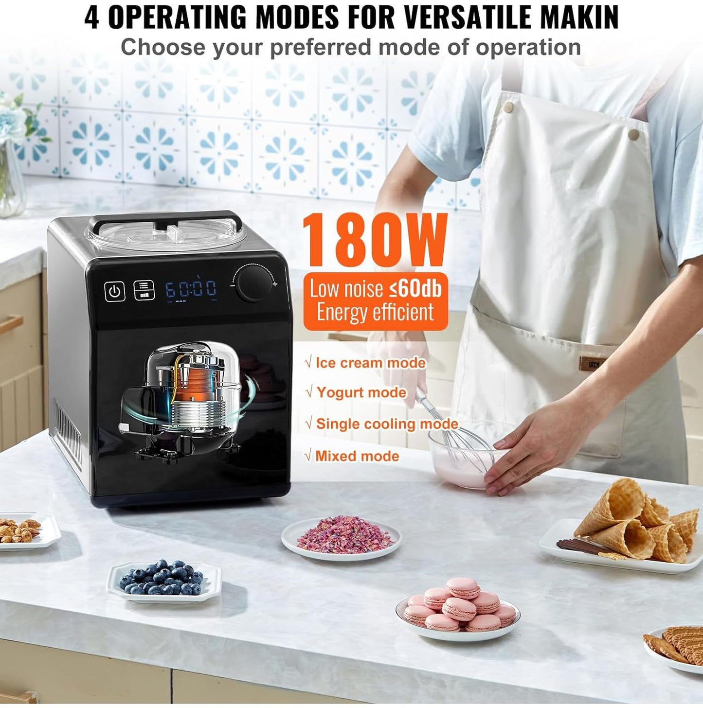 KUMIO Eismaschine 2 Liter