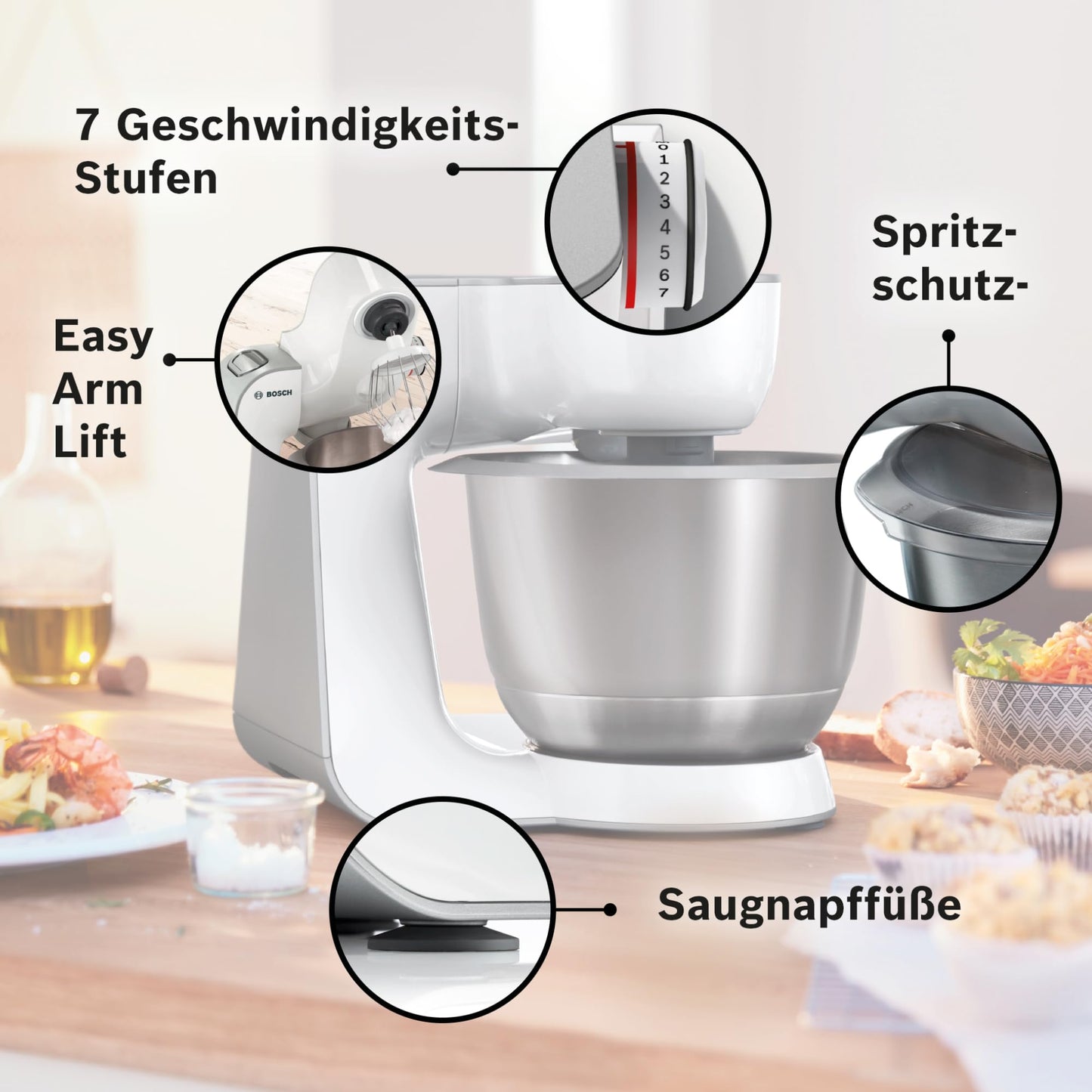 Bosch Küchenmaschine Serie 4 MUM58W20
