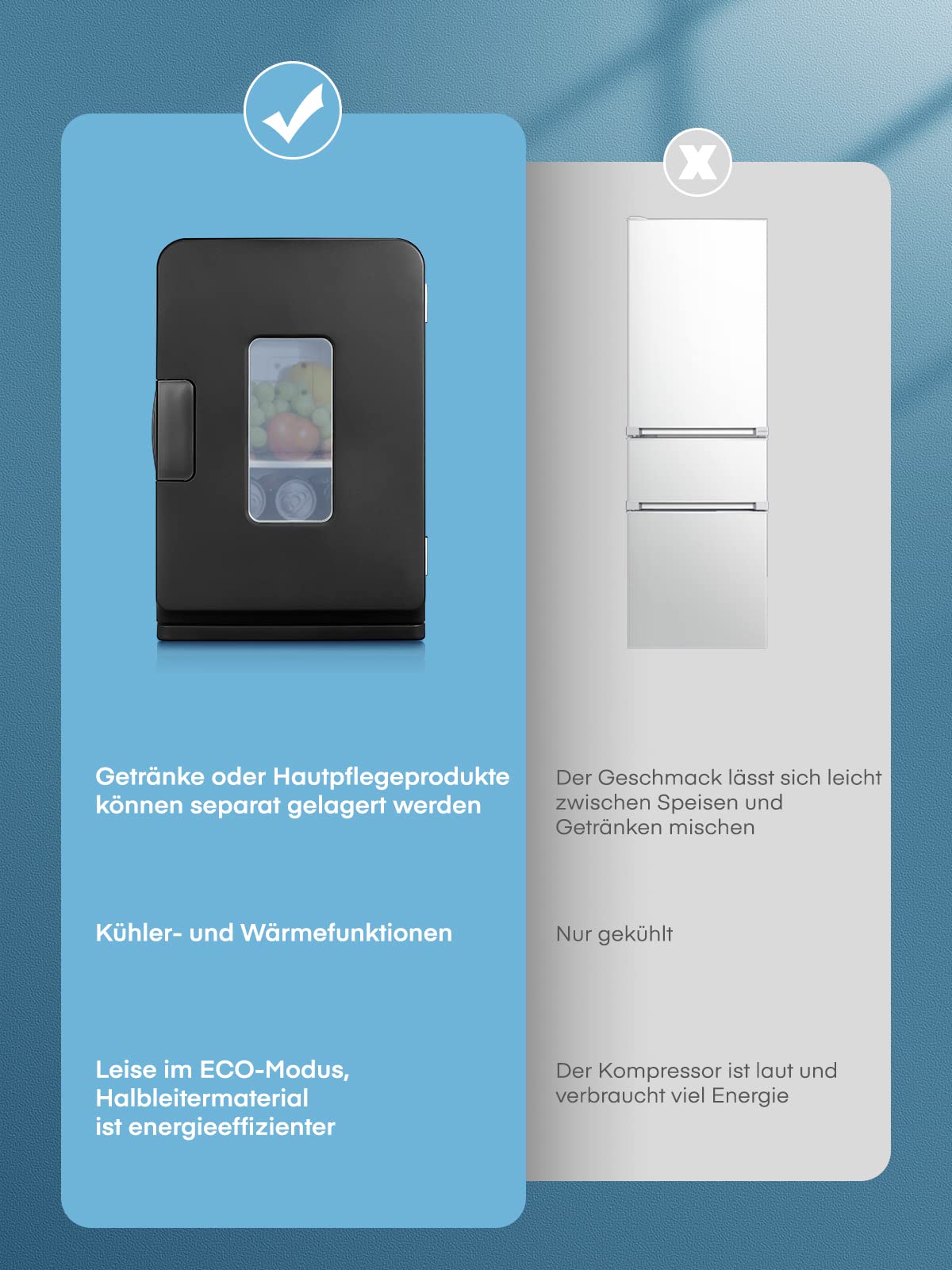 NORTHCLAN Mini-Kühlschrank