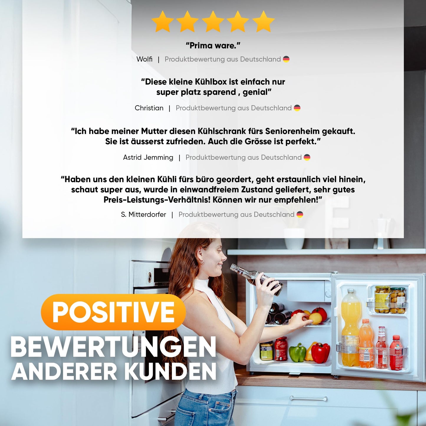 Stillstern Mini-Kühlschrank E