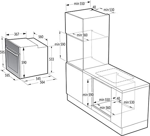 Gorenje BO 6717 E03X Einbau-Backofen