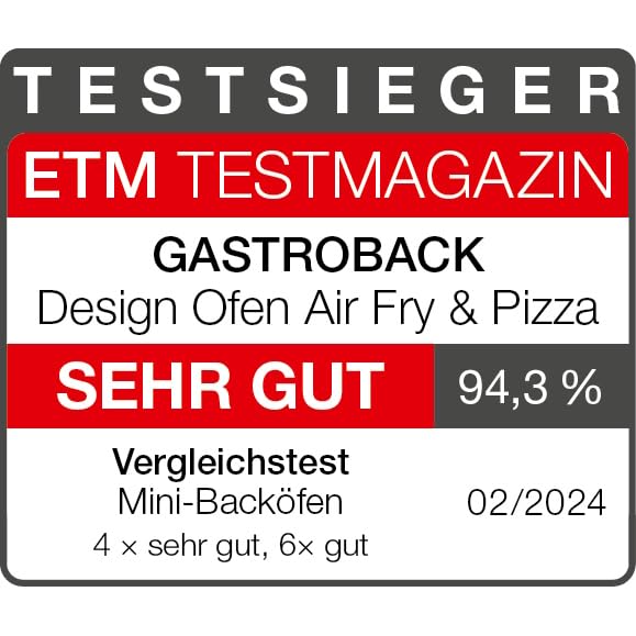 GASTROBACK #42815 Design Ofen Air Fry & Pizza