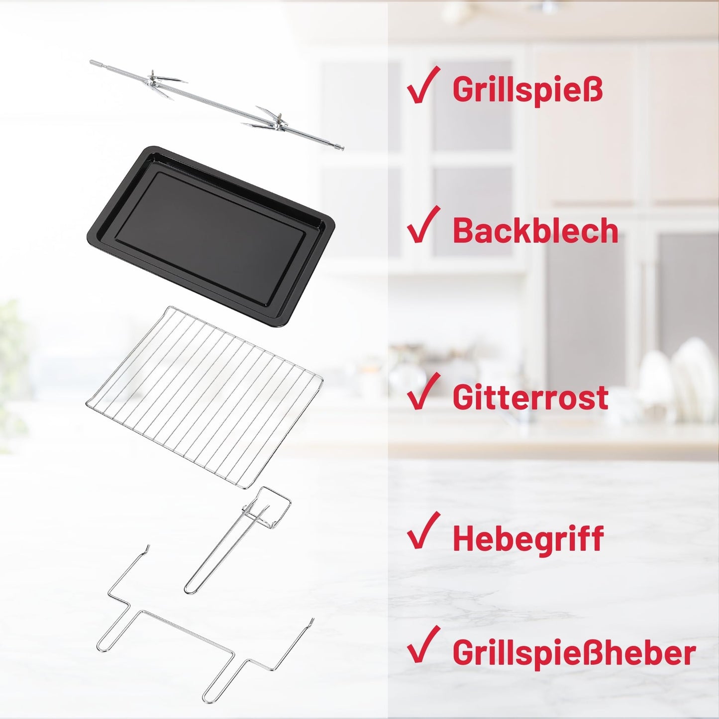 ICQN 50L Minibackofen mit Umluft