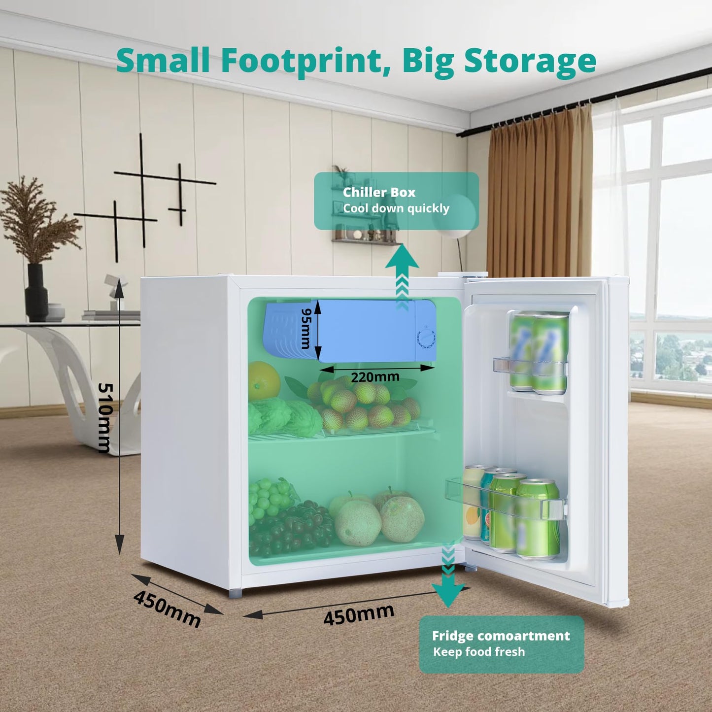 SMETA Mini-Kühlschrank