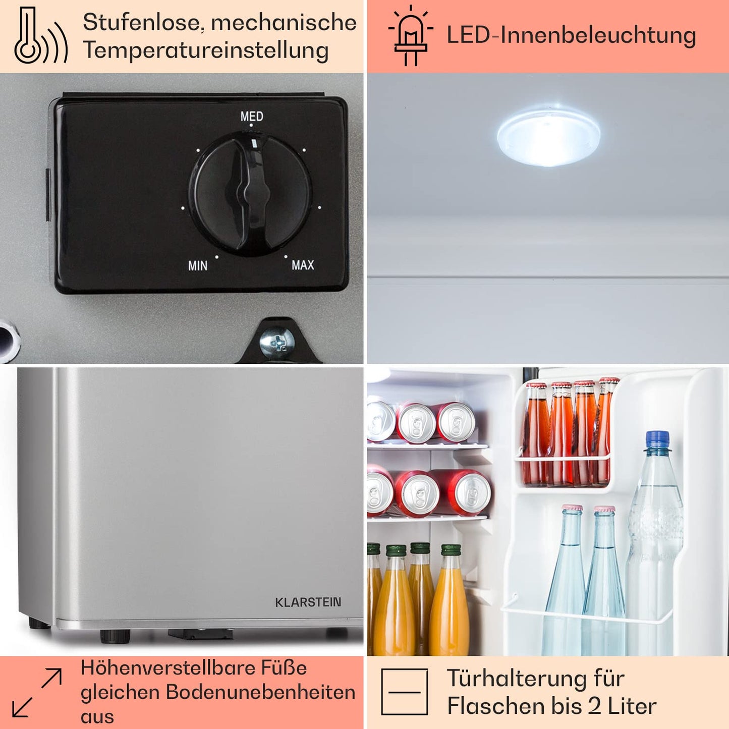 Klarstein Mini-Kühlschrank