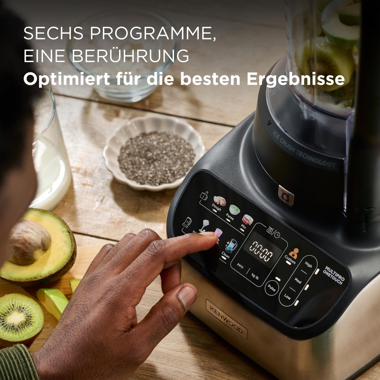Kenwood MultiPro OneTouch FDM73.480SS Kompakt-Küchenmaschine