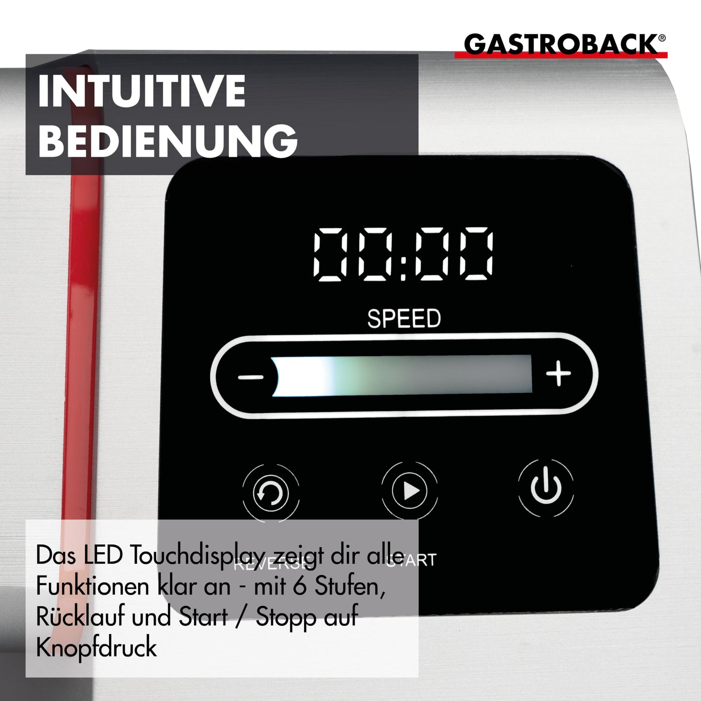 GASTROBACK Elektrischer Fleischwolf