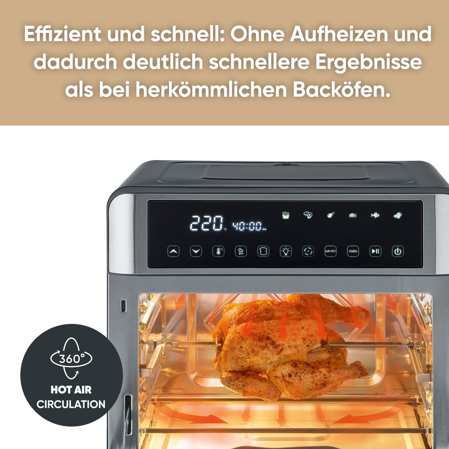 SEVERIN 2-in-1 Toastofen & Heißluftfritteuse