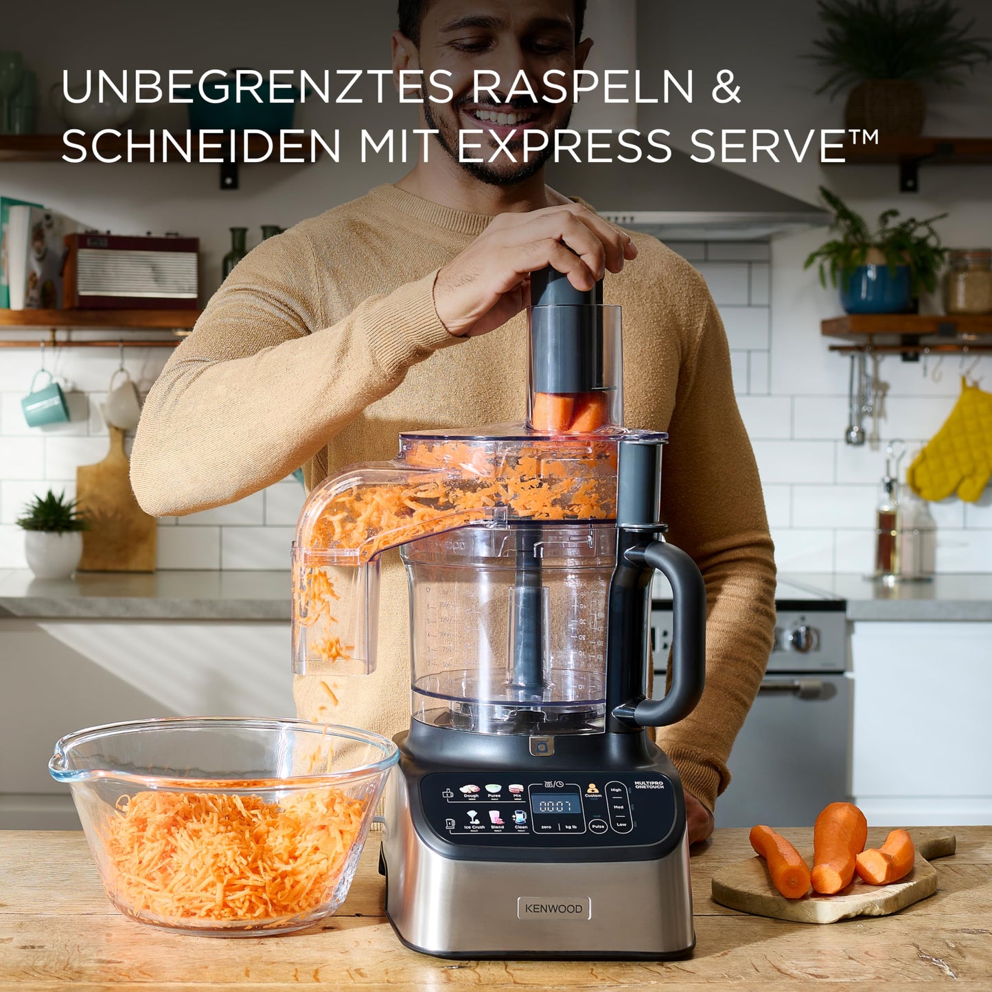 Kenwood MultiPro OneTouch FDM73.480SS Kompakt-Küchenmaschine